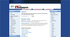 Desktop Screenshot of ittestpapers.com